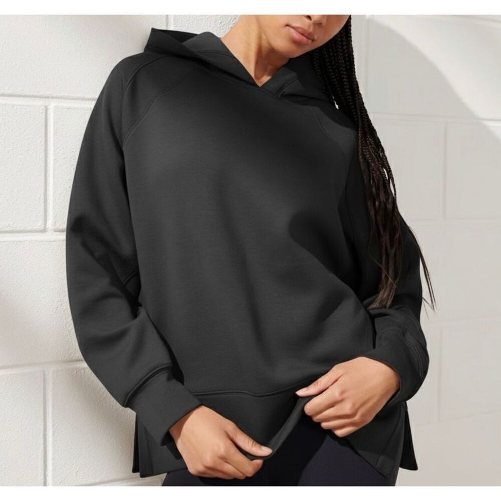 Abercrombie & Fitch YPB neoKNIT Hoodie Pullover Black size Medium